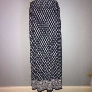 Max Studio floral printed maxi skirt